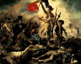 Louvre - La libertà che guida il popolo (Delacroix)