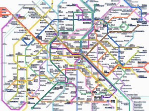 mappa della metro di Parigi